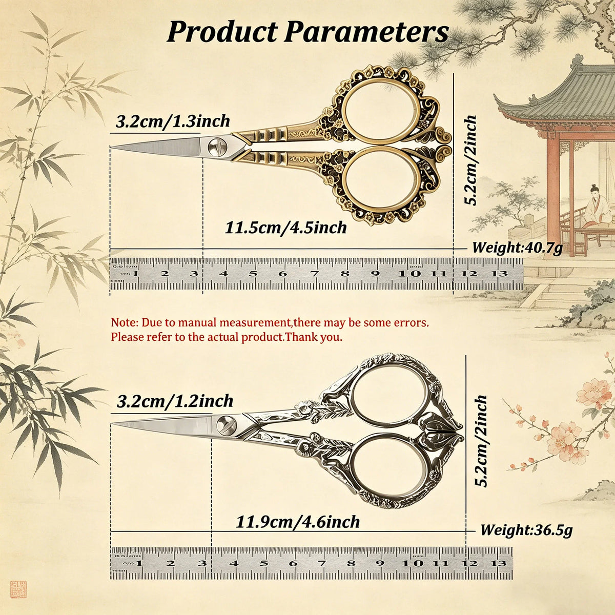 Vintage Tailor Scissors – Embroidery & Cloth Cutting Shears