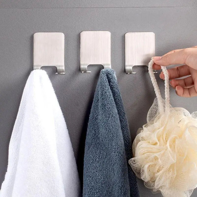 Adhesive Razor Holder – Stainless Steel Wall Mount Shaver Rack