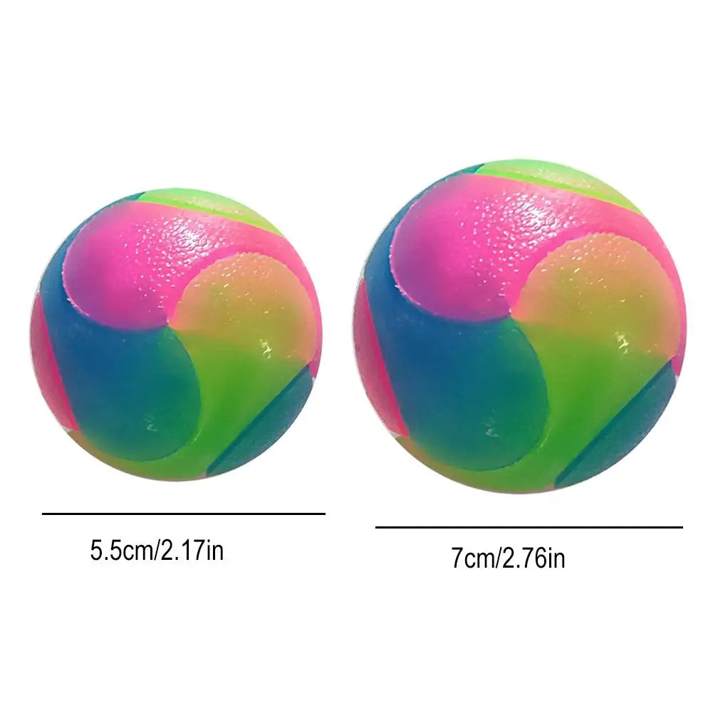 LED Flashing Ball Toy for Dogs & Cats | Glowing TPR Bounce Ball