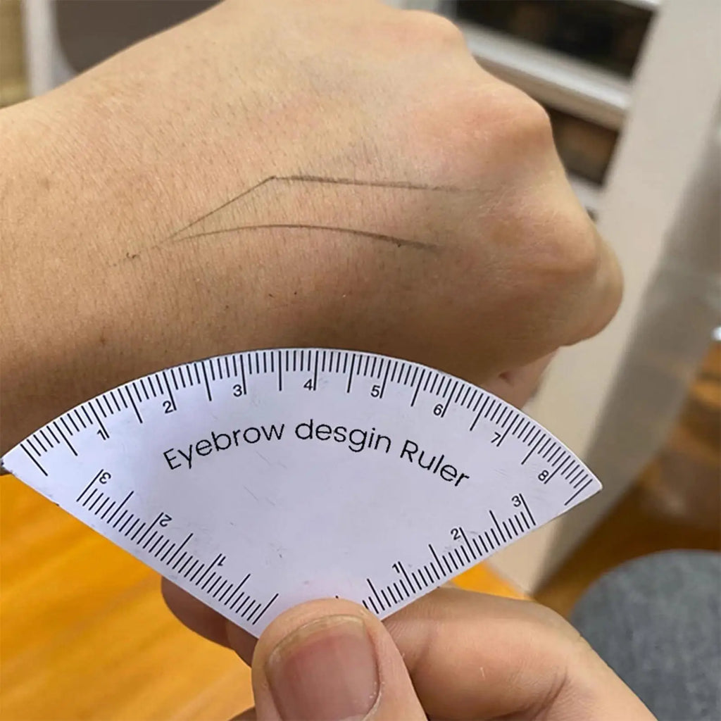 Reusable Eyebrow Ruler – Brow Shaping & Design Tool
