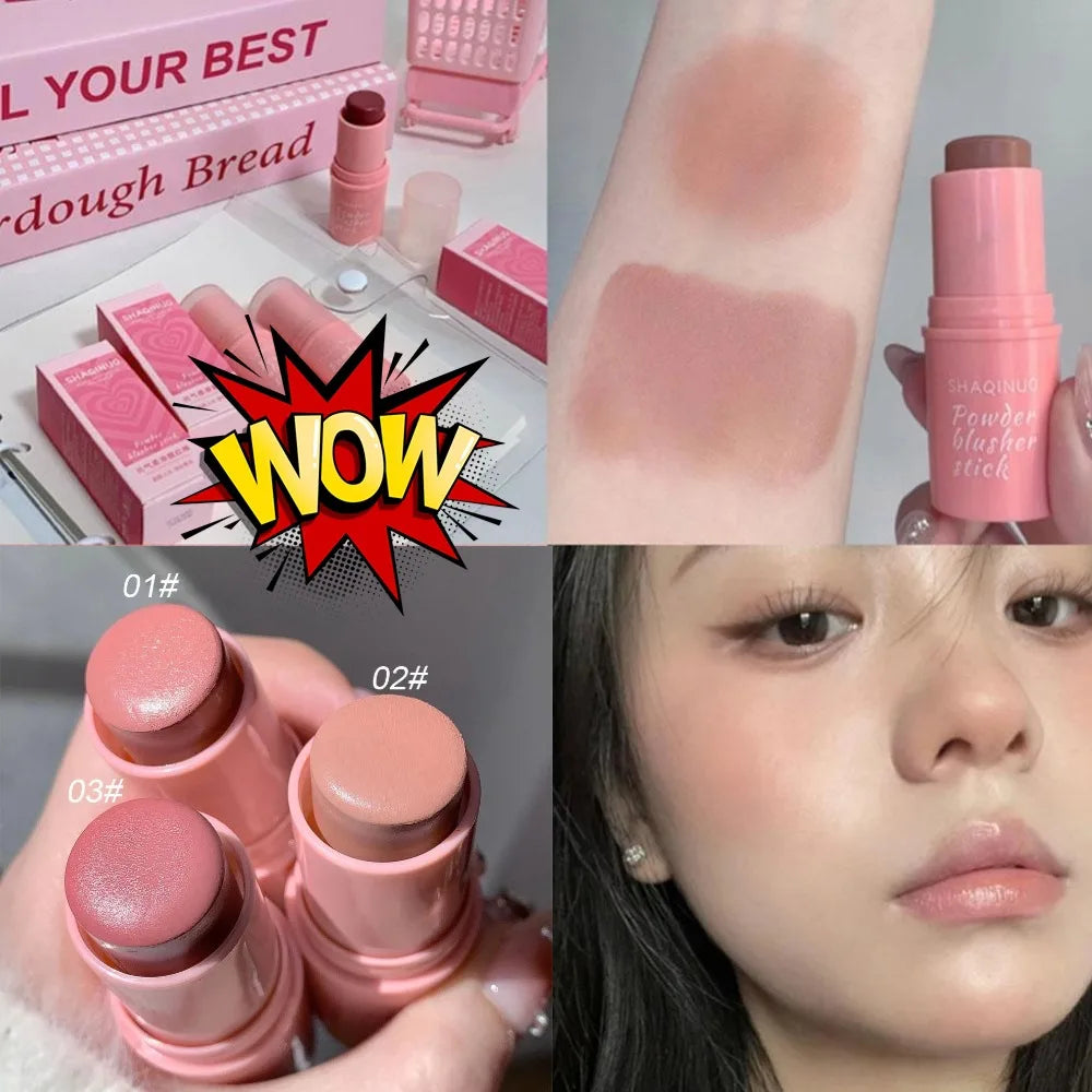 Eelhoe Rose Blush Stick – Cream Cheek Tint Matte Natural Finish