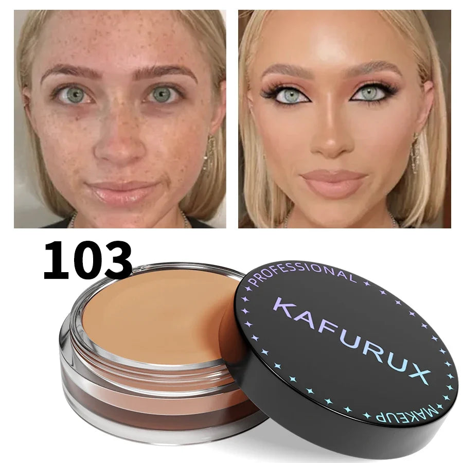 KAFURUX 9-Shade High Coverage Concealer BB Cream – Waterproof