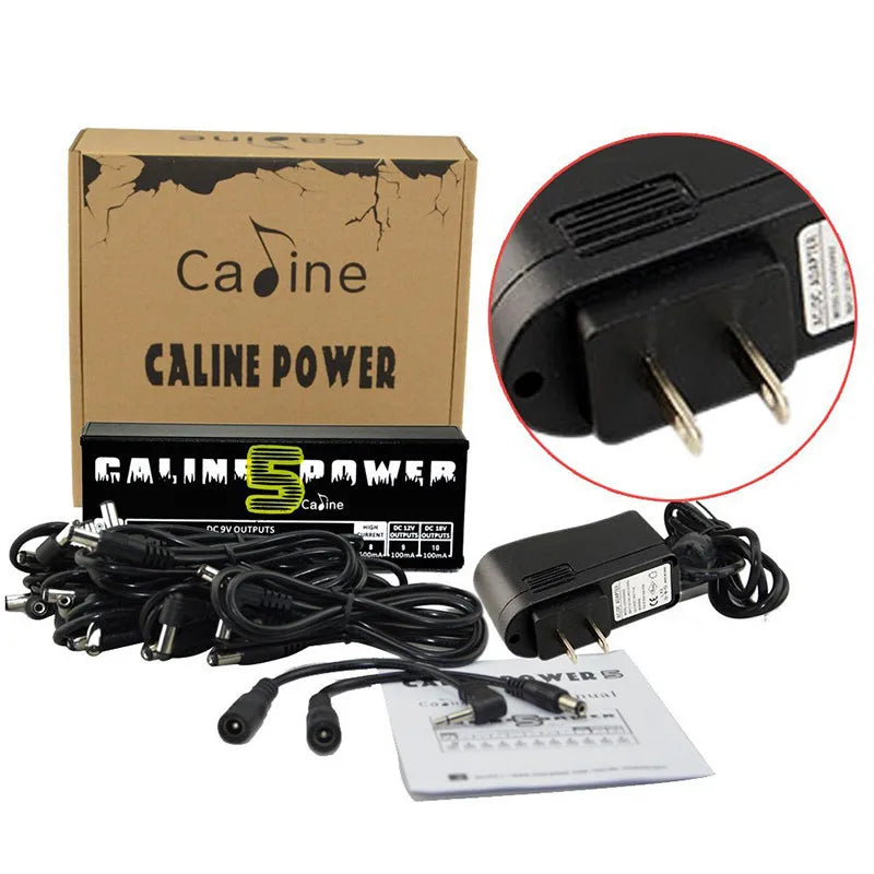 Caline CP-05 Guitar Effect Pedal Power Supply EU US AU UK Plug 10
