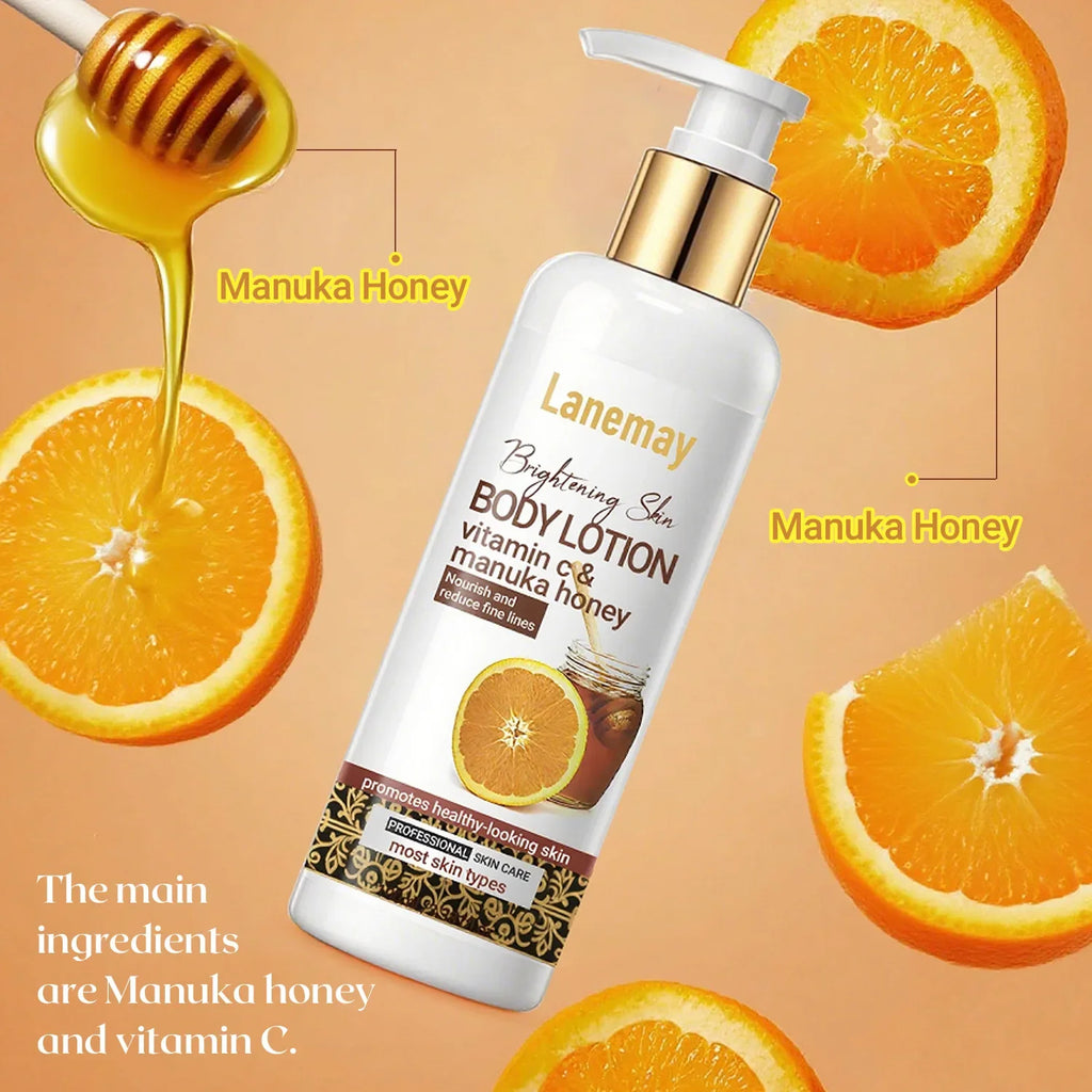 Vitamin C & Manuka Honey Body Lotion – Hydrating Cream 100ml