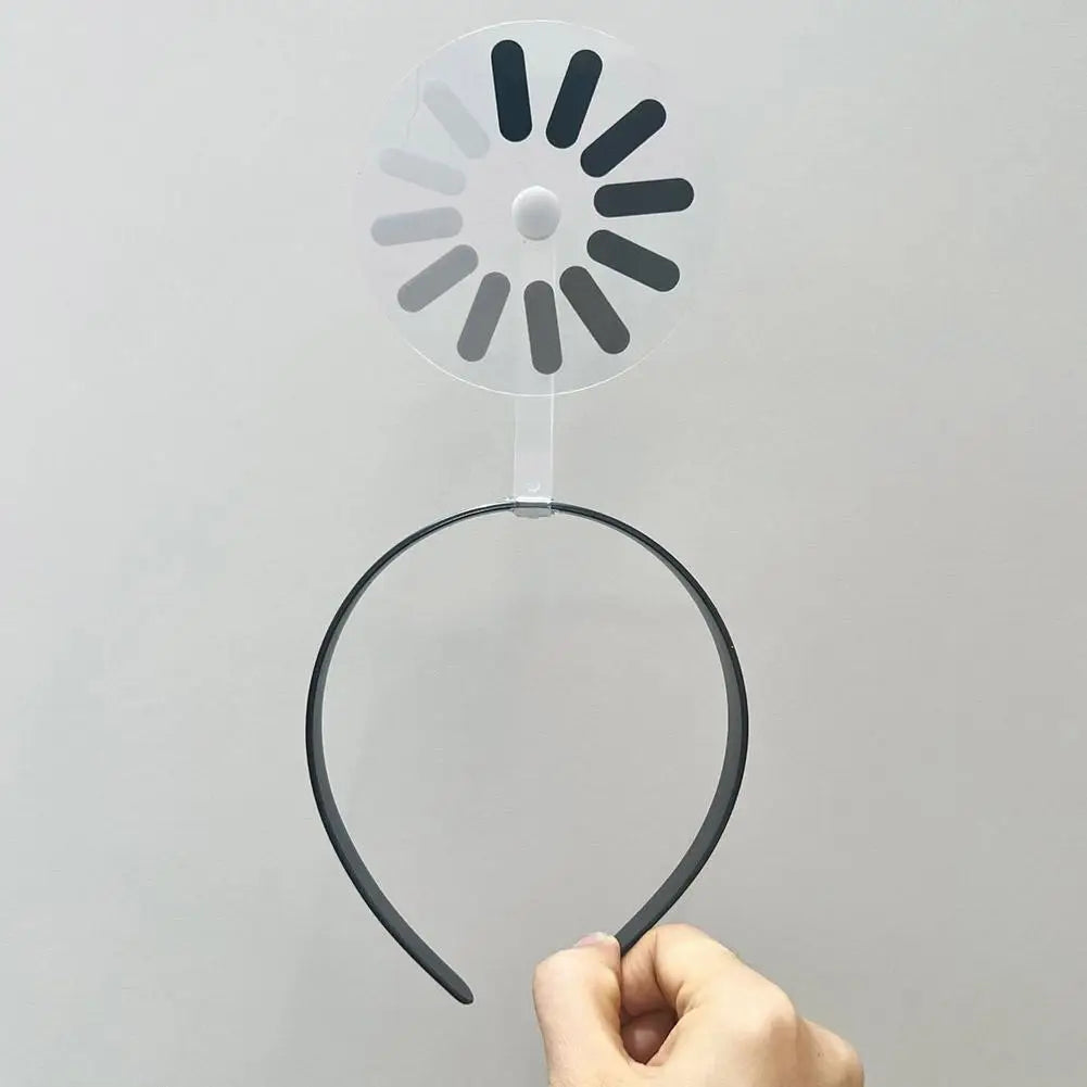 Loading Symbol Rotating Headband – Funny Geek Hair Hoop