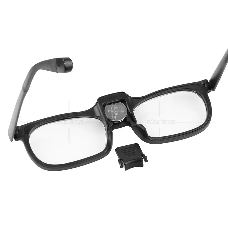 LED Lighted Magnifying Glasses – Hands-Free Magnifier Eyewear