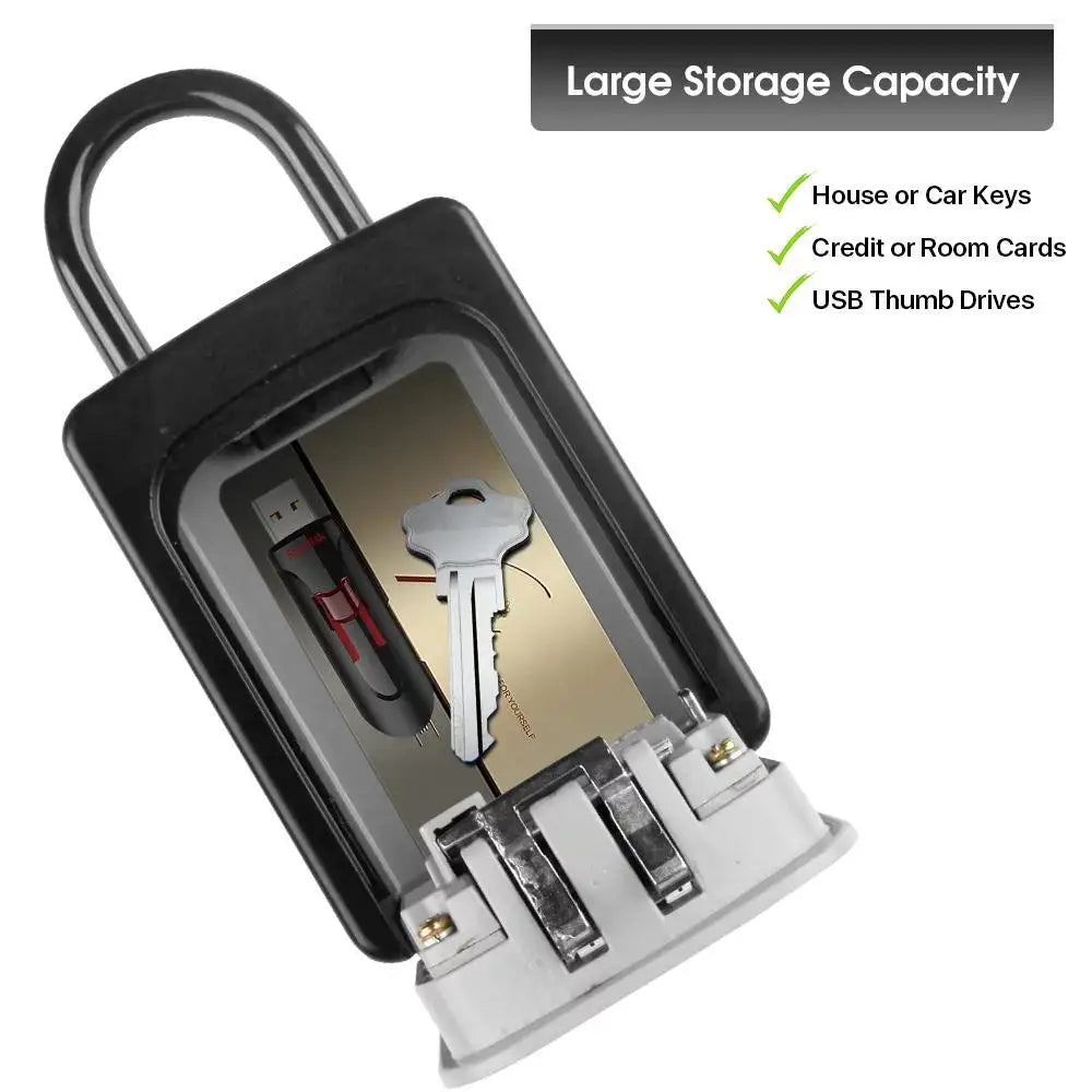 Wall Mounted Key Lock Box – 4-Digit Weatherproof Key Safe