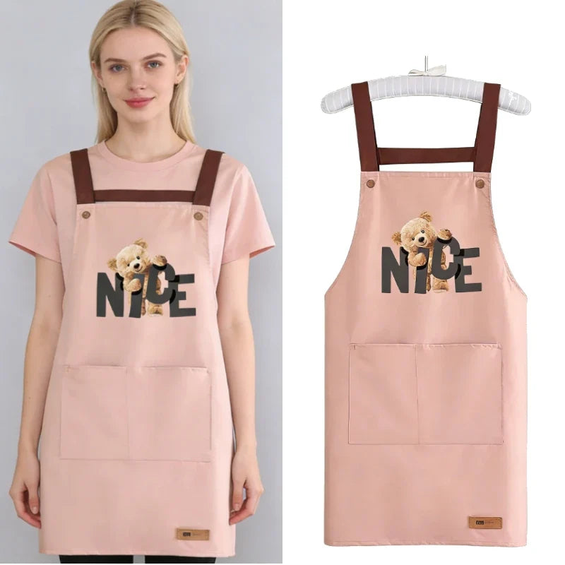 Waterproof Oil-Resistant PVC Kitchen Apron | Sleeveless Adult