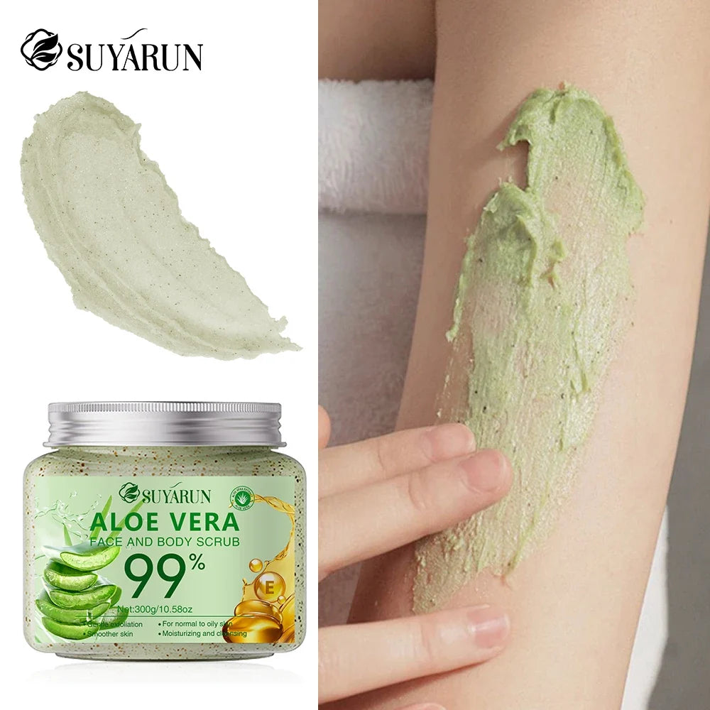 SUYARUN Aloe Vera Body Scrub – Deep Cleansing & Hydrating