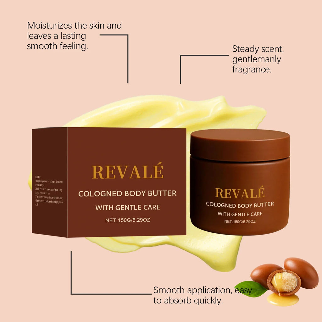 Sandalwood Men's Body Cream – Non-Greasy Moisturizer 150g