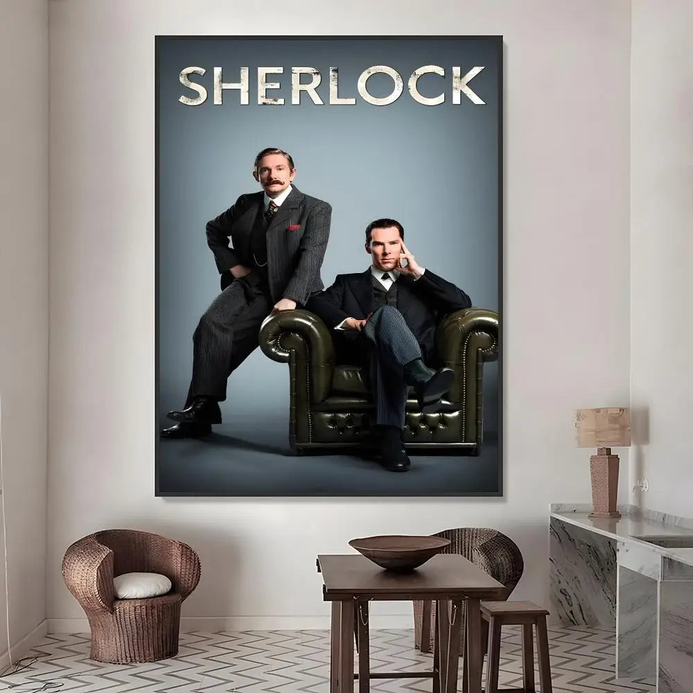 Sherlock TV Series HD Waterproof Poster Stickers | Wall Décor