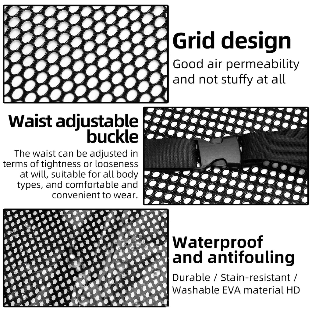 Waterproof Sleeveless Salon Apron | Adjustable Breathable Mesh Back