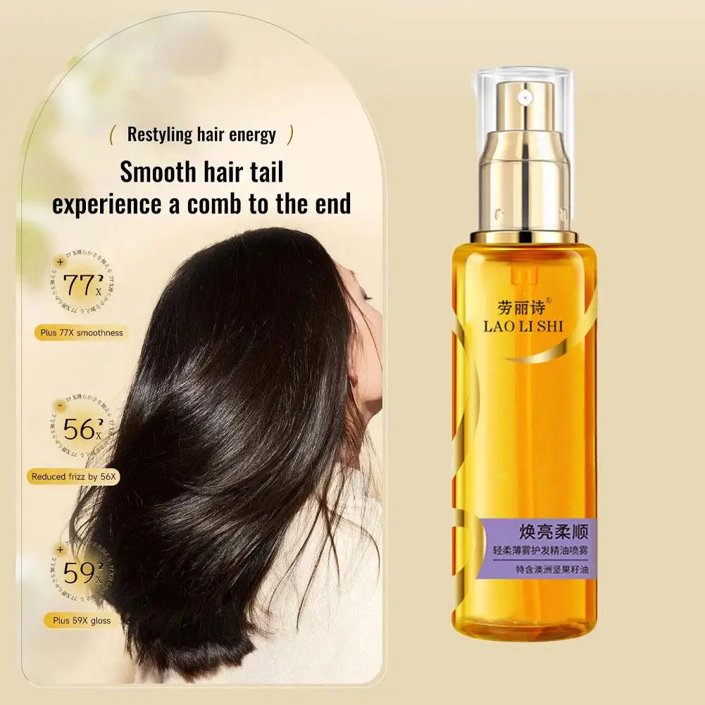 Hair Serum Oil Spray – Frizz Control & Hydrating Mist 100ml