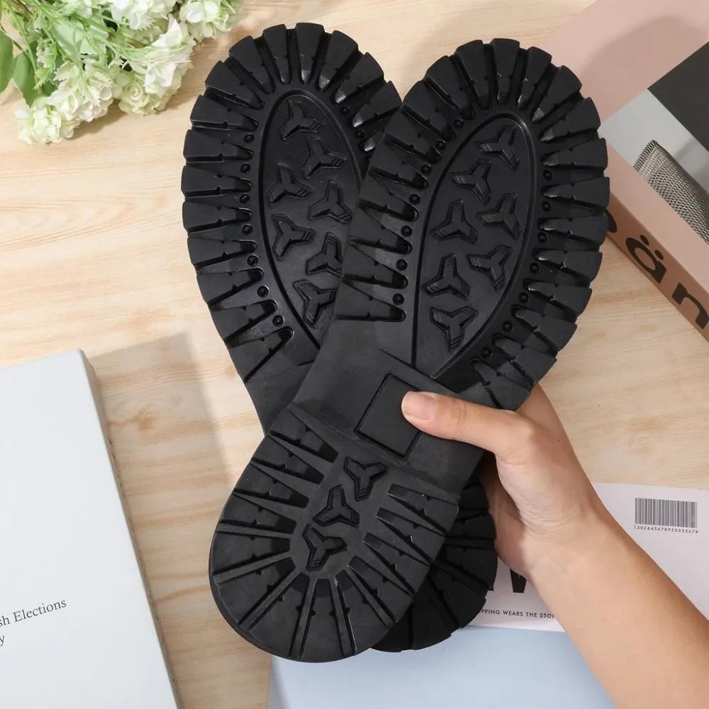 Rubber Full Replacement Shoe Sole Pair – Non-Slip Boot Repair