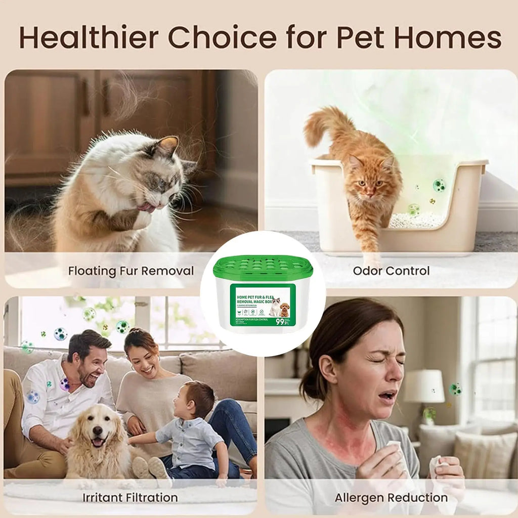 3-in-1 Pet Hair Removal Box | Air Purifier & Dehumidifier