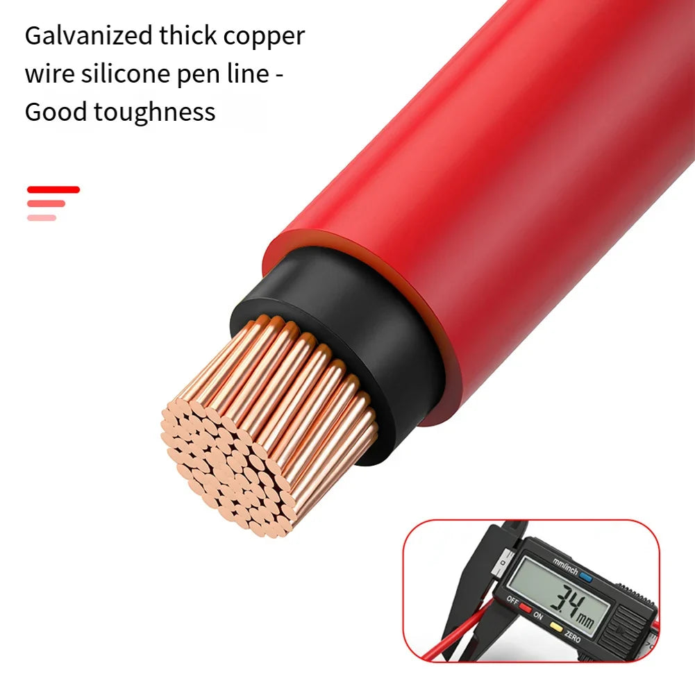 Multimeter Test Leads & Probe Pen – Gold-Plated Silicone Wire