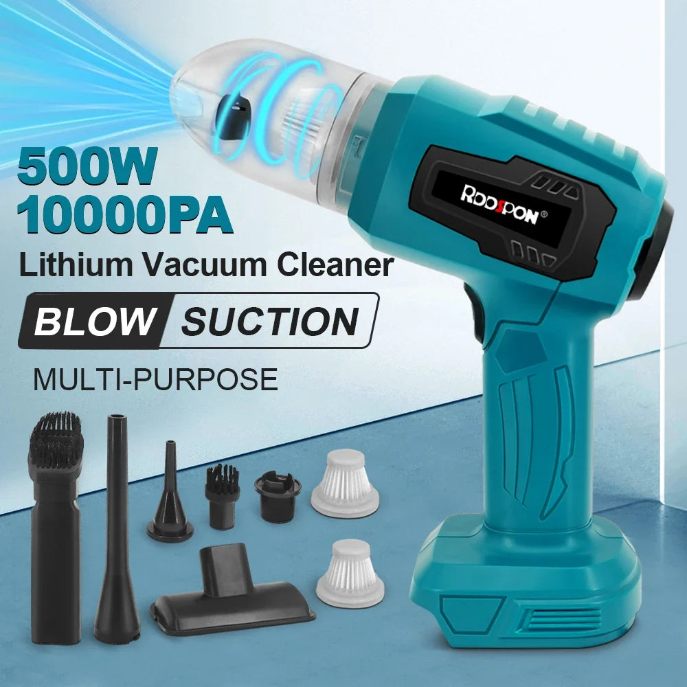 Cordless Handheld Car Vacuum & Blower for Makita 18V Battery