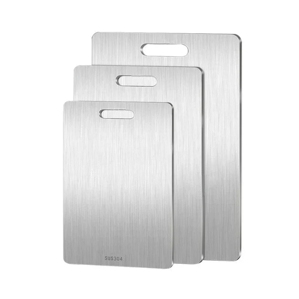 Stainless Steel Cutting Board Heavy Duty Double-sided Chopping Meat