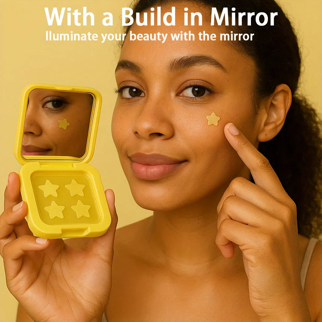 Waterproof Hydrocolloid Acne Patches – Invisible 2-in-1 Skin Care