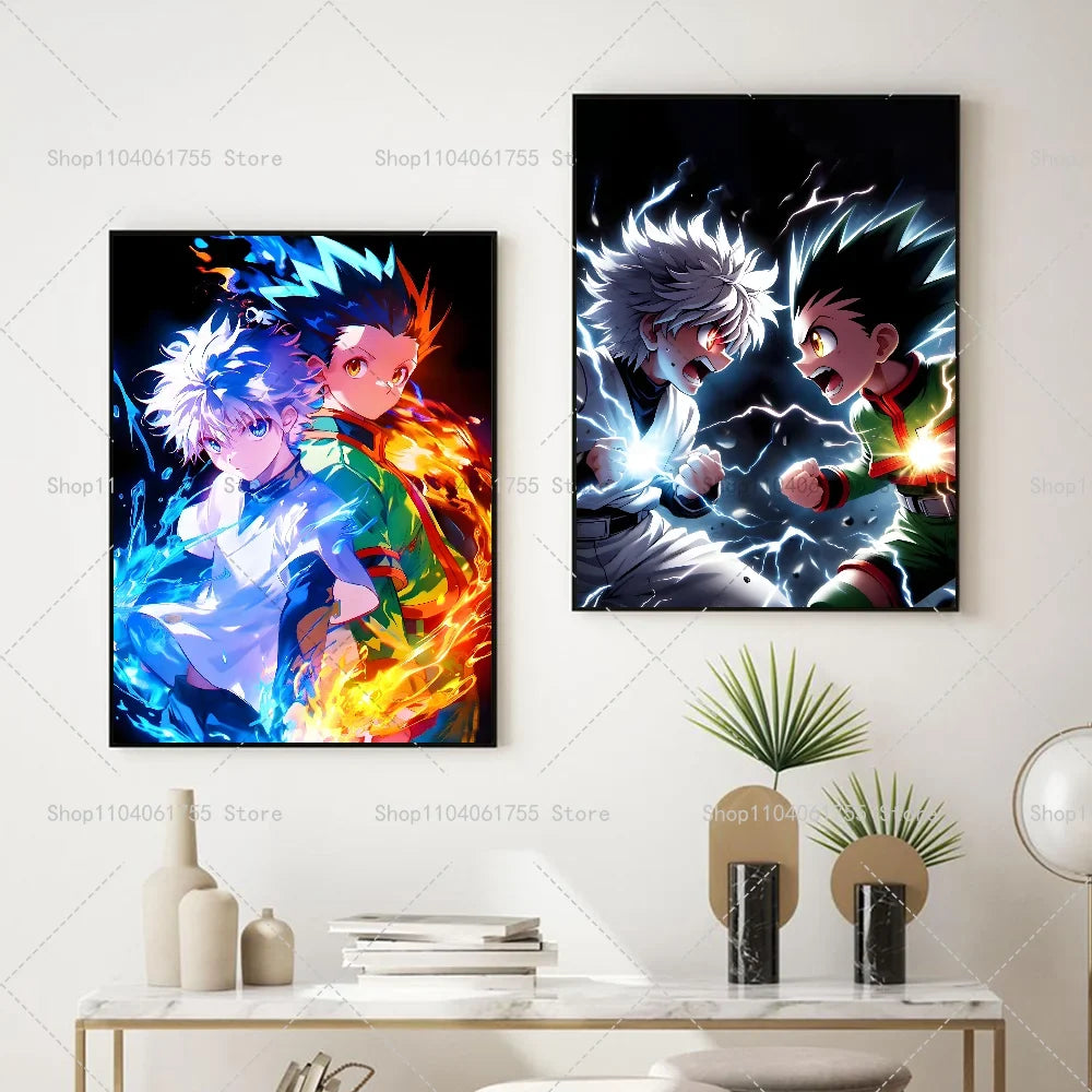 Hunter x Hunter Anime Poster – Self-Adhesive Waterproof Wall Art