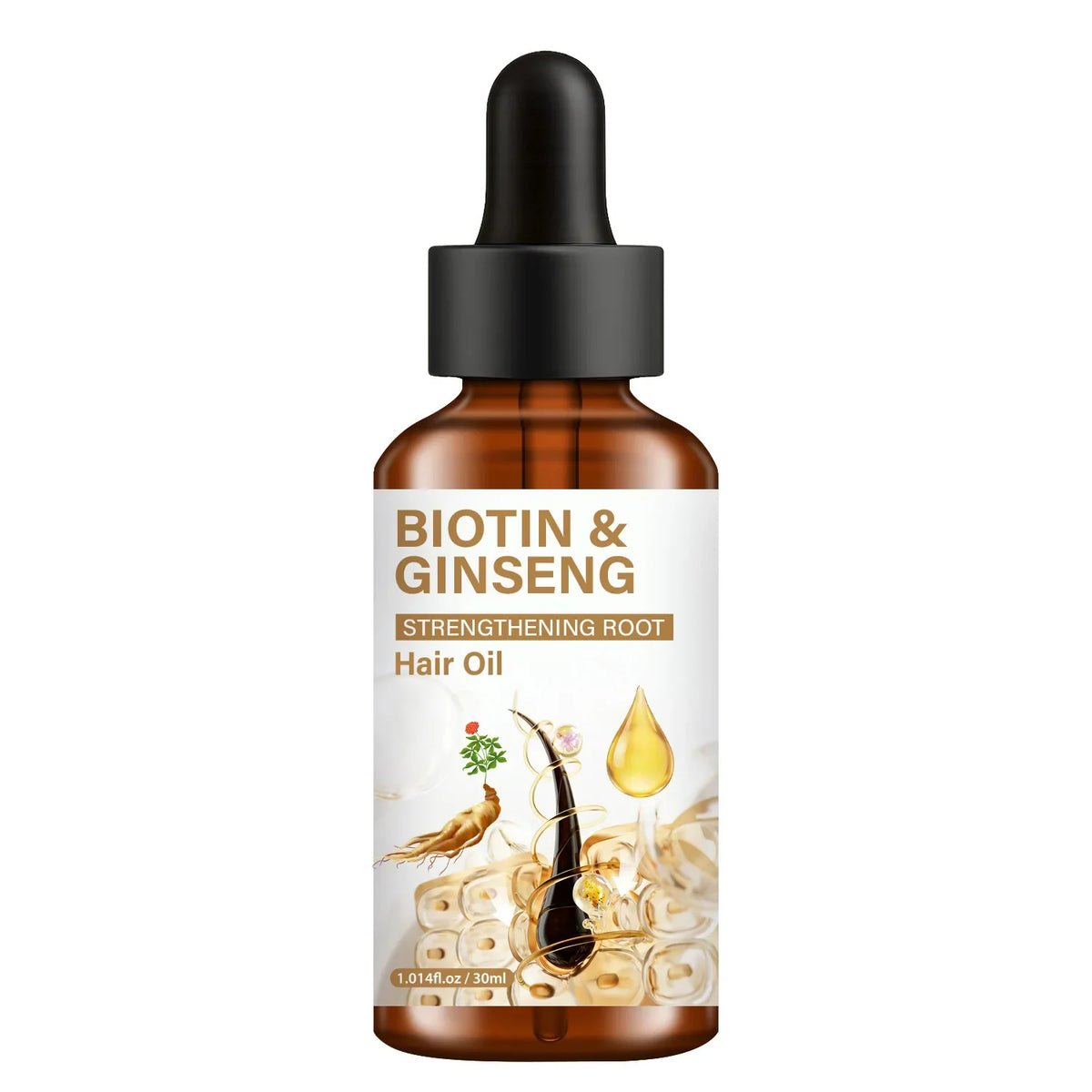 Biotin & Ginseng Hair Growth Essential Oil – 30ml | Lanemay