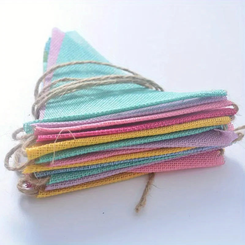 Colorful Pennant Flag Bunting | Holiday & Party Decoration