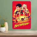 Baywatch Classic TV Show Metal Poster Sign | Retro Wall Decor