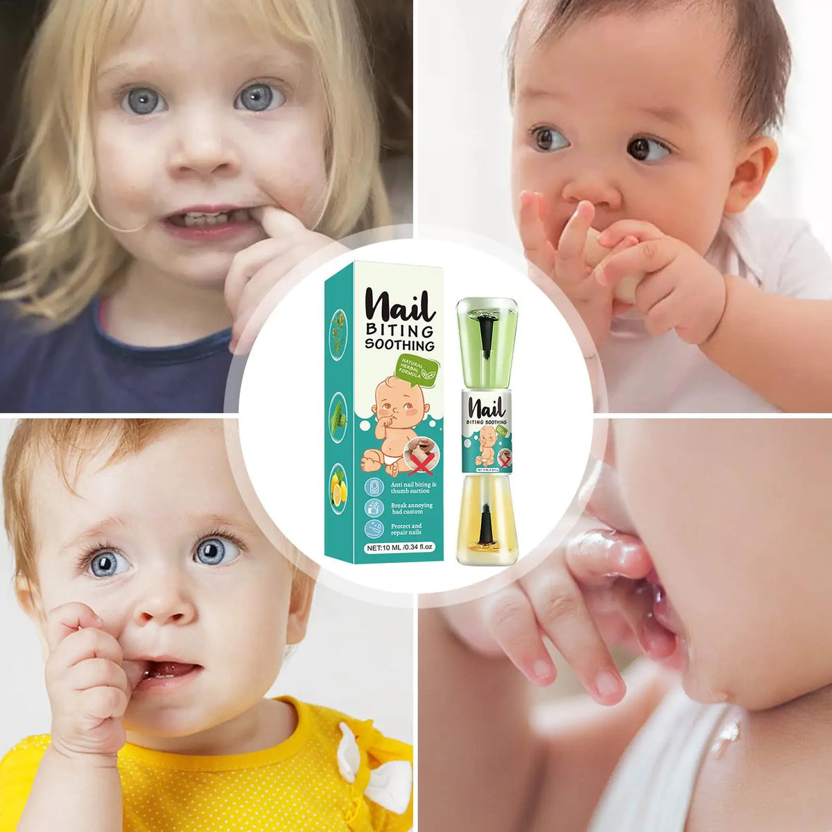 Bitter Nail Biting Polish 10ml – Hydrating Nail Strengthener