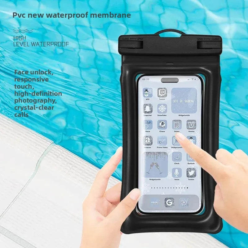 IPX8 Waterproof Mobile Phone Bag Transparent Pouch Swimming Case