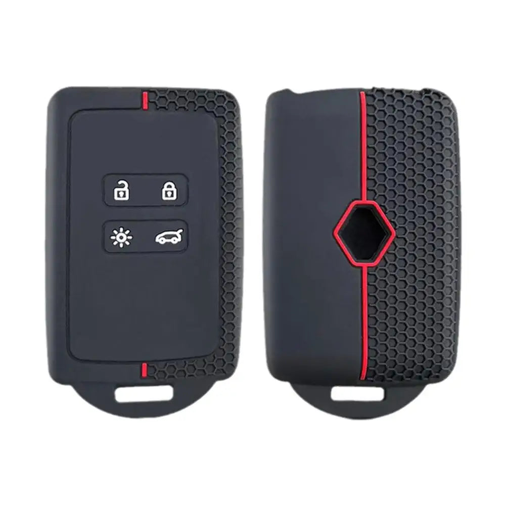 Silicone Car Key Cover for Renault & Dacia Remote Fob