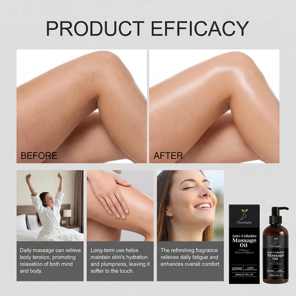 OceAura Collagen Firming Body Oil – Tighten & Nourish Skin 240ml