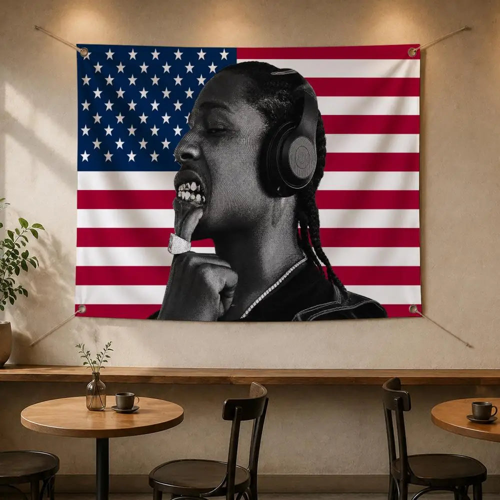 A$AP Rocky Decorative Flag Banner – Garden, Porch & Home Decor