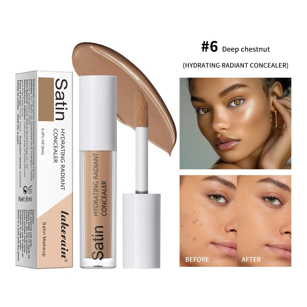 Lakerain Liquid Concealer | Full Coverage Matte & Satin Finish