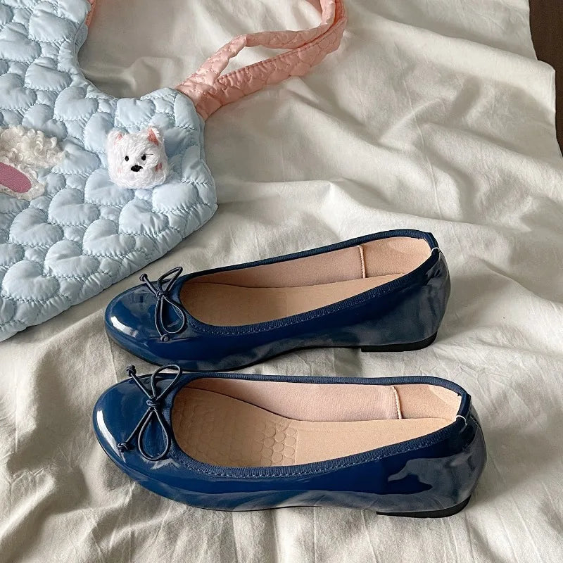 Women's Mary Jane Ballet Flats – Soft Slip-On Dress Shoes