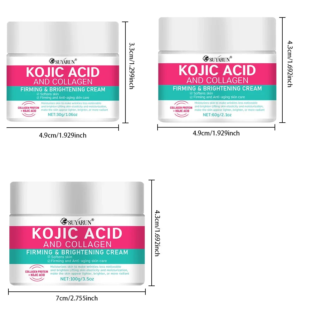 SUYARUN Kojic Acid & Collagen Face Cream – Brightening Moisturizer