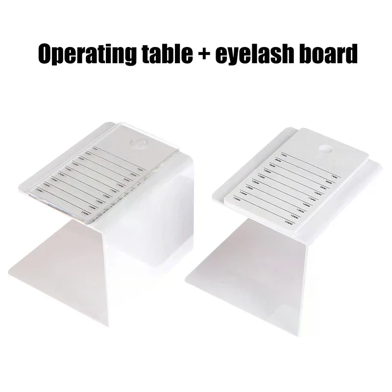 Acrylic Eyelash Extension Stand & Lash Glue Holder Console