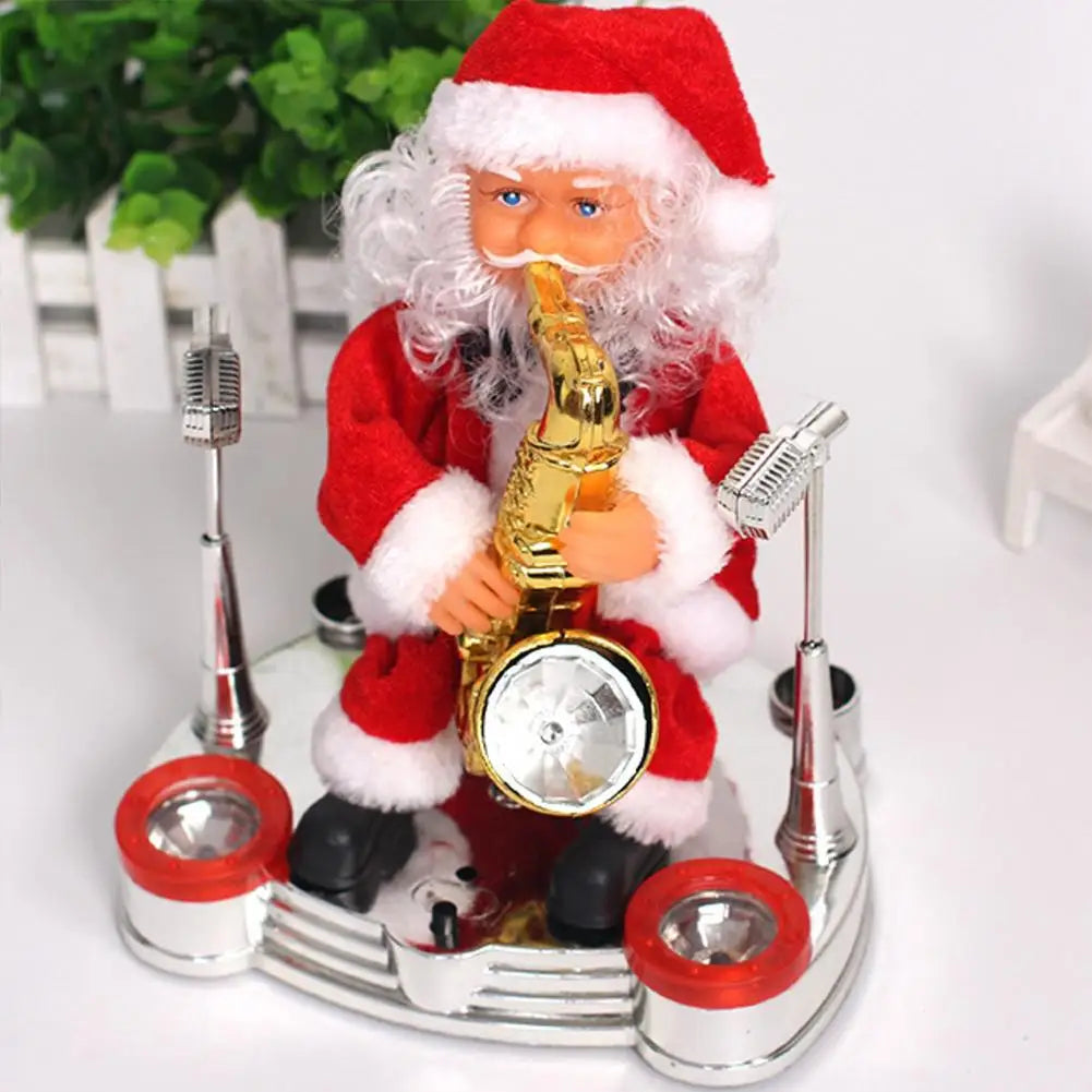 Electric Dancing Santa Claus Musical Christmas Toy Decoration