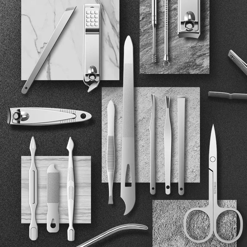 8-Piece Dog Nail Clipper Grooming Set – Stainless Steel Kit