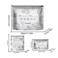 30-Piece Aluminum Foil Zip Lock Food Storage Bags | S/M/L