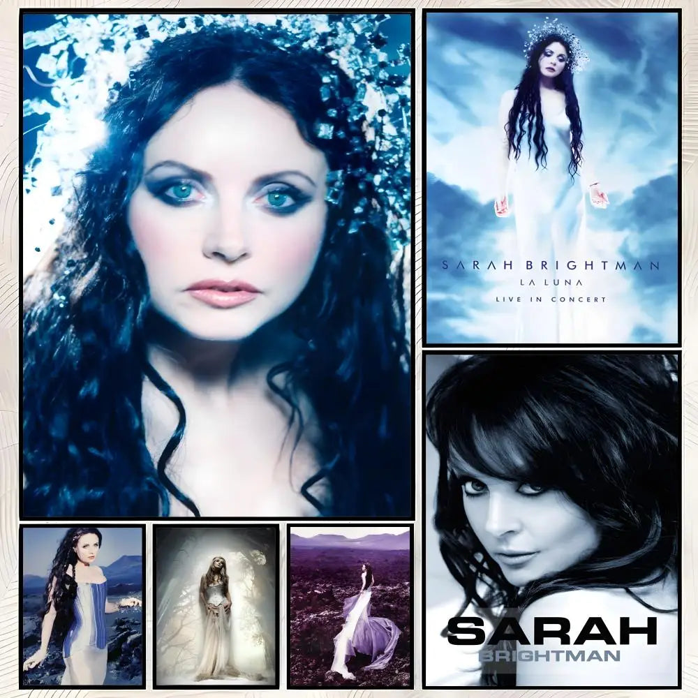 Sarah Brightman La Luna Wall Art Poster – Self-Stick HD Decor