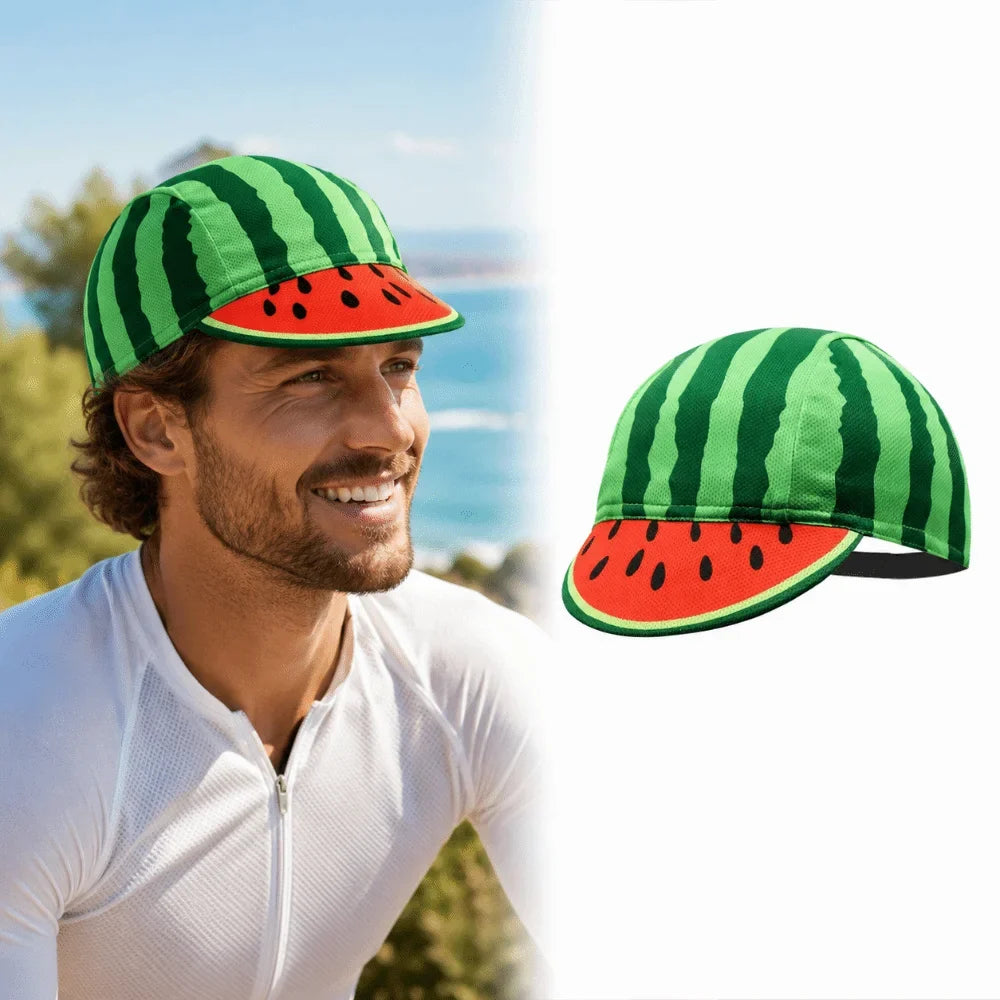 Watermelon Cycling Cap – Breathable Mesh Bike Helmet Liner