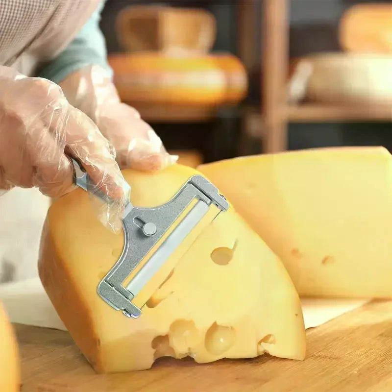 Adjustable Stainless Steel Cheese Slicer & Butter Cutter