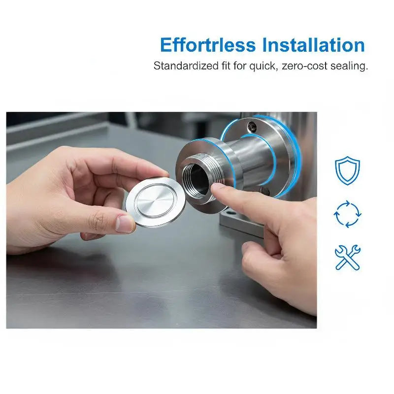 KF Vacuum End Cap SUS 304 Stainless Steel Sanitary Pipe Fitting
