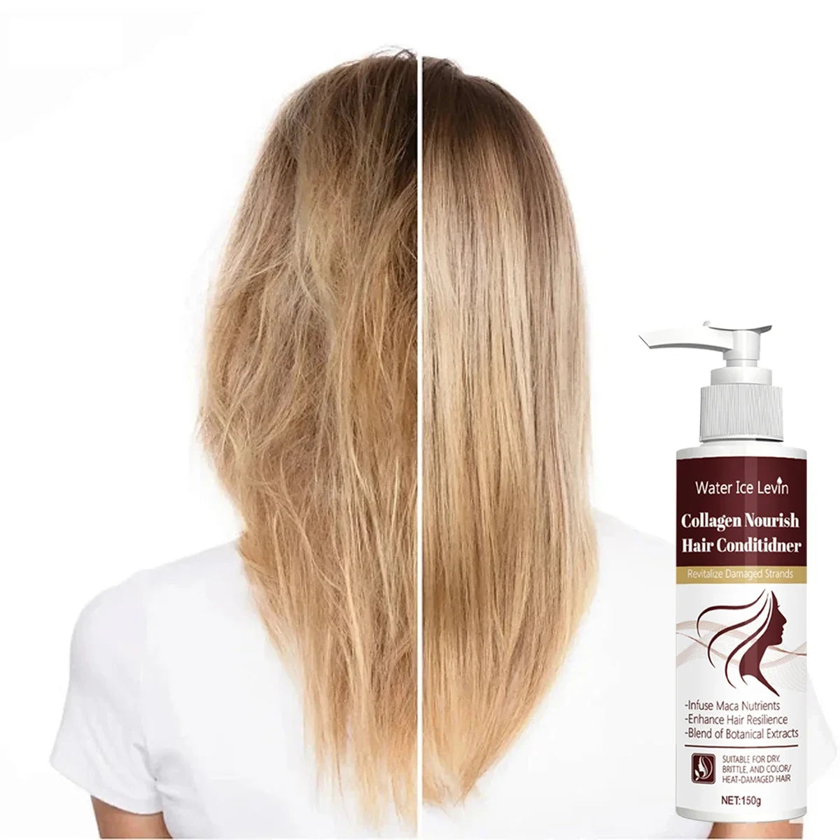 Collagen & Maca Root Hair Conditioner – Nourish & Shine 150g