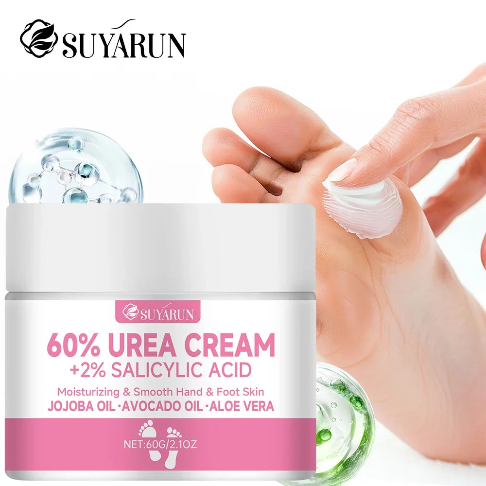 SUYARUN 60% Urea Foot Cream – Callus Remover & Deep Moisturizer