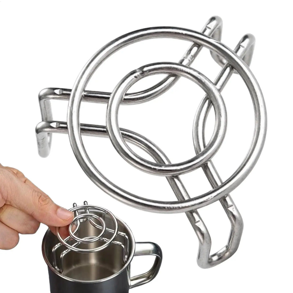 Mini Steamer Rack Multi-functional Stainless Steel Egg Water-steaming