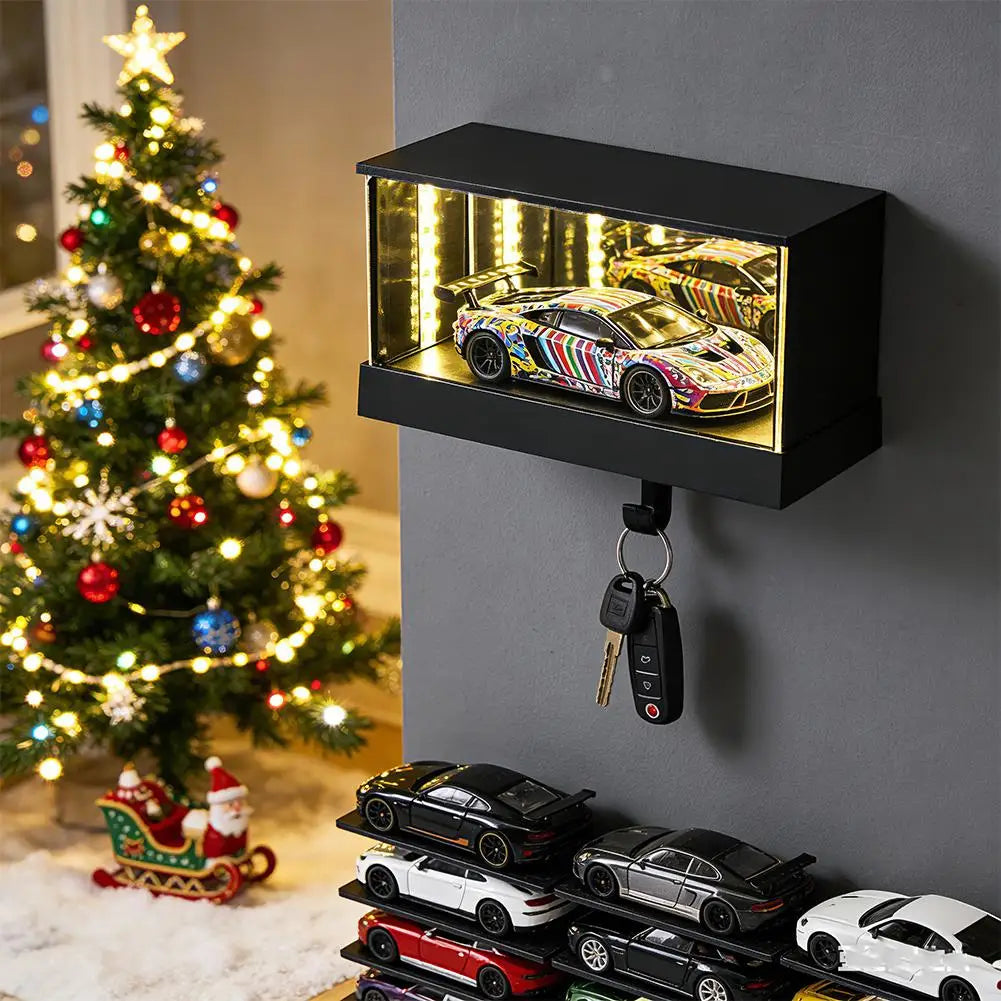 Infinity Garage LED Keychain – Infinite Mirror Illusion Key Holder