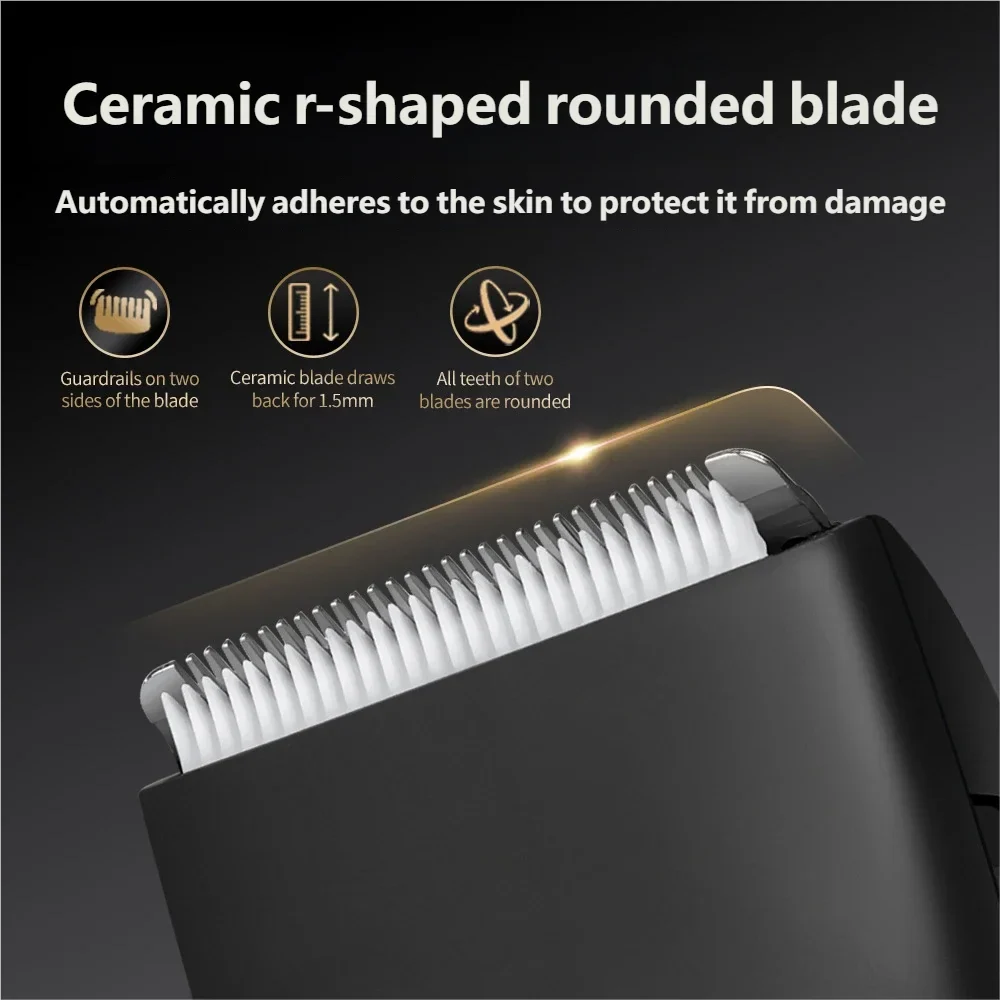 Men's Body & Groin Trimmer | IPX6 Foil Blades Rechargeable