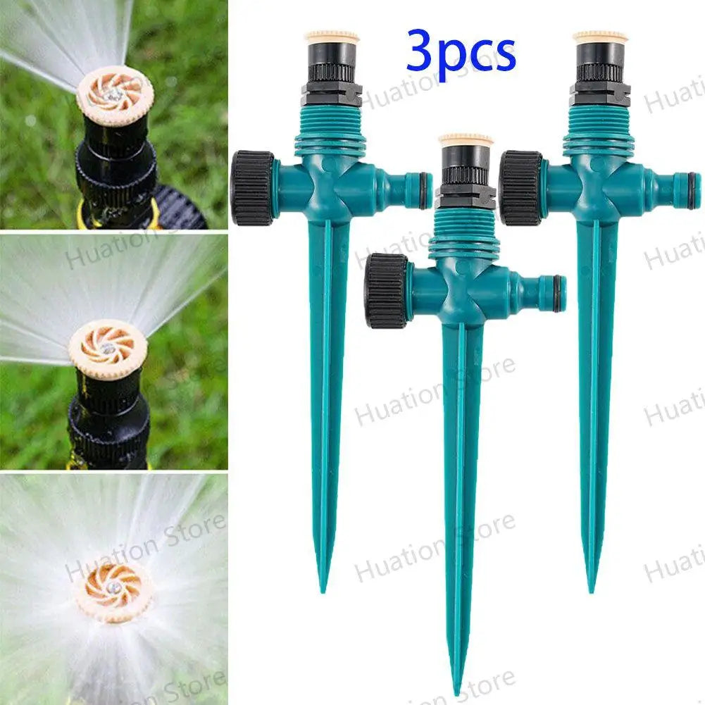 360° Ground Plug Garden Sprinkler – Automatic Irrigation System