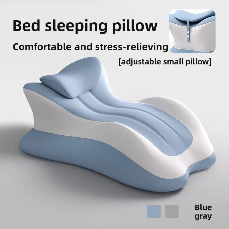 Memory Foam Bed Wedge Pillow – Back, Neck & Leg Support